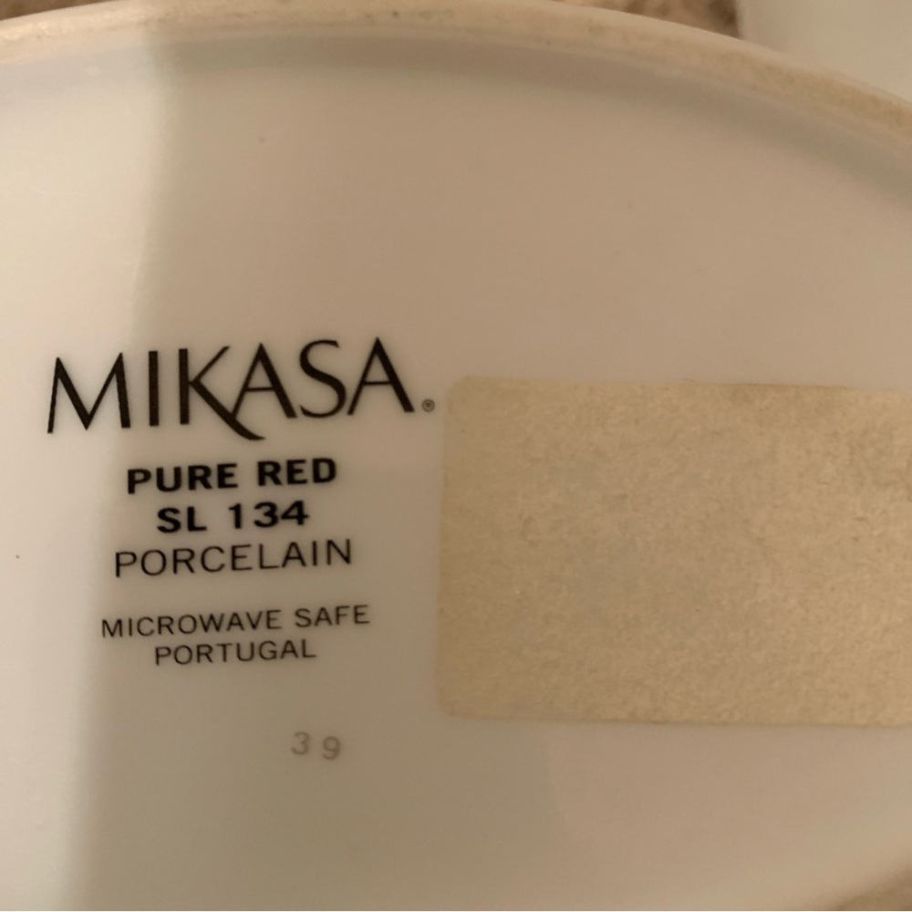 MIKASA PURE RED SL-134 rare TEAPOT COFFEE POT with lid excellent condition - Picture 10 of 10
